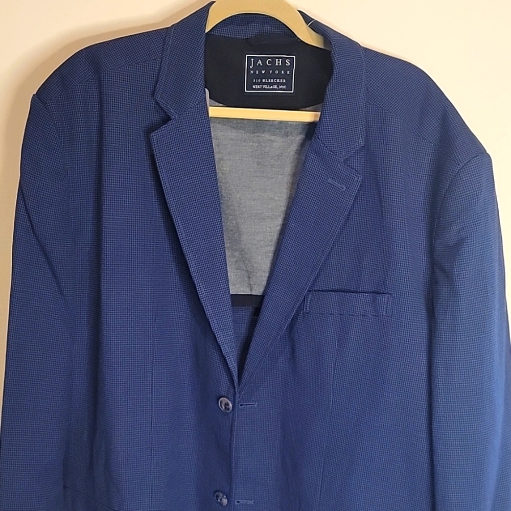 Jachs NWT Henry Navy Houndstooth Blazer XXL / 50R